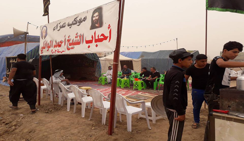 موكب عزاء أحباب الدكتور أحمد الوائلي في الديوانية