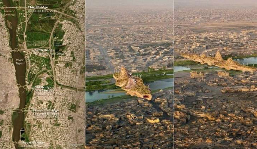 بالصور..مشروع "يبعث الموصل من تحت الأنقاض"!