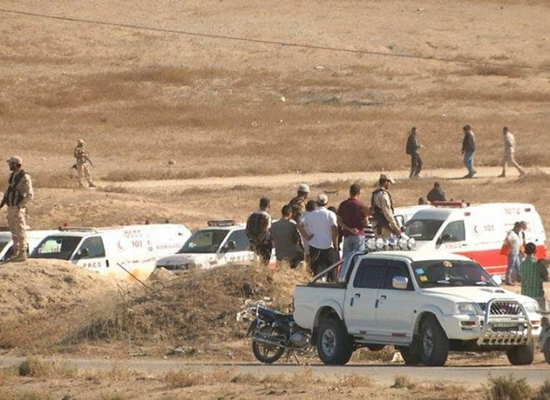  الاحتلال يعيق البحث عن المفقودين بتفجير النفق بغزة (صور)