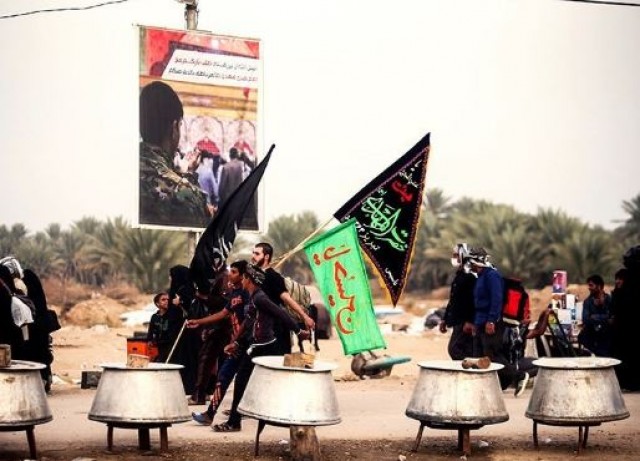 موکب های سرو غذا در پیاده روی اربعین