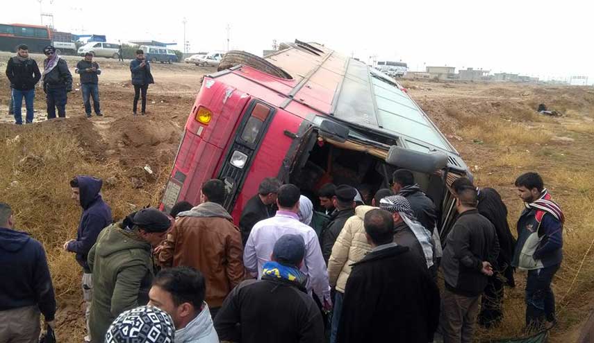 ضحايا من الزوار الايرانيين بحادث مروري شمال بابل