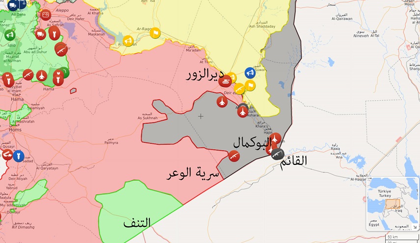 القوى العظمى تتصارع على «البوكمال» السورية .. فمن هو الرابح؟