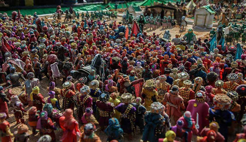 بانوراما الطف.. مسرح عزاء مجسم على طريق الزائرين