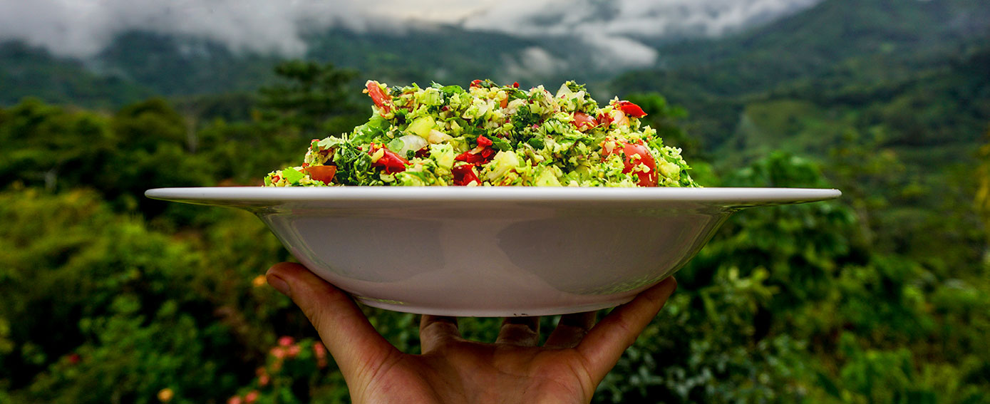 طرز تهیه سالاد تبوله لبنانی