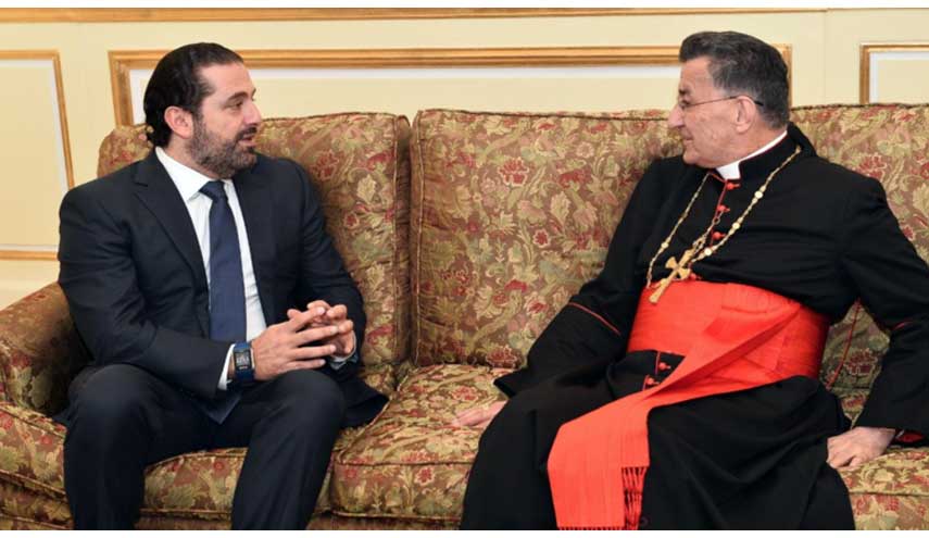 الراعي في غاية الانشراح خلال لقائه الحريري في الرياض