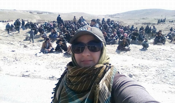 استشهاد المراسلة الحربية في الحشد الشعبي غرب الانبار