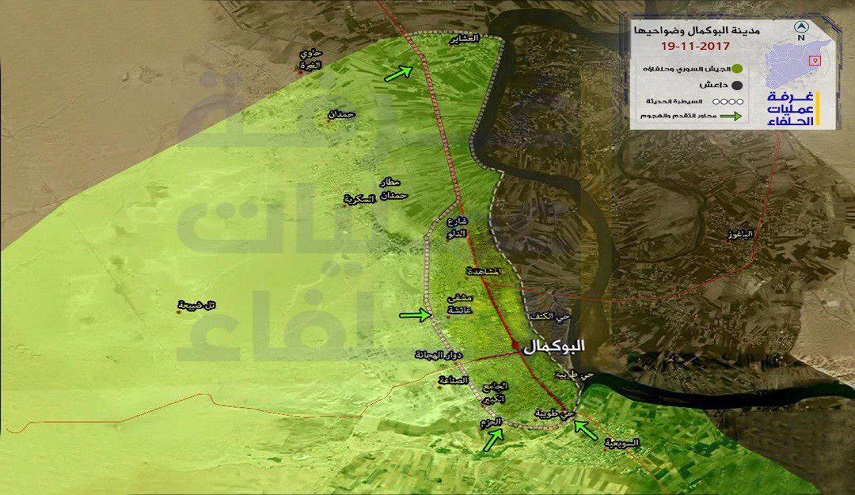 بالصور.. الجيش السوري وحلفاؤه يحررون البوكمال بالكامل