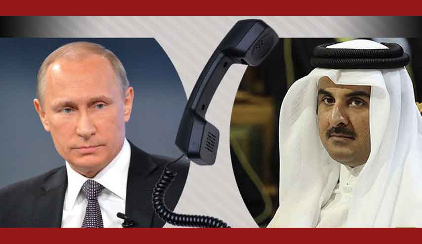 بوتين وتميم يبحثان التعاون الروسي القطري في سوريا