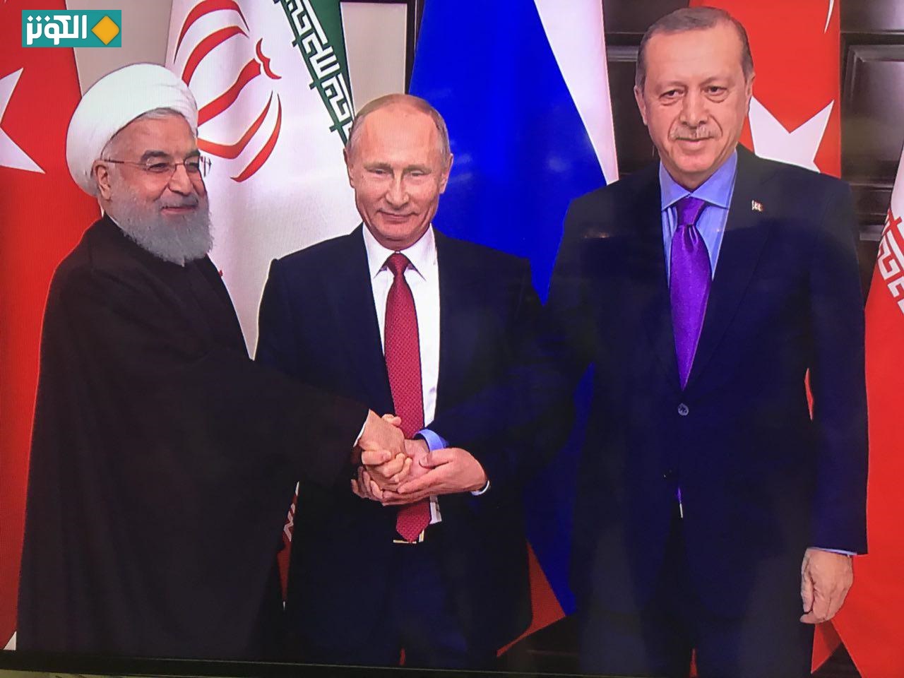 آغاز نشست سه جانبه روساي جمهور ايران ، روسيه و تركيه