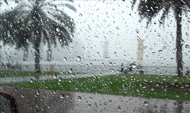 خارطة تساقط الأمطار حسب توقعات هيئة الأنواء الجوية للأيام الاربعة المقبلة