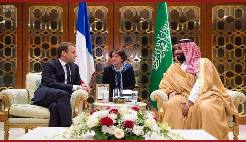 ماكرون يتهم السعودية بدعم الارهاب ويطالبها بوقف تمويل "بعض" الارهابيين!