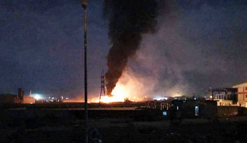  مضادات الدفاعات الجوية السورية تلاحق القاصفات الصهيونية