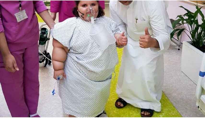 عمرها خمس سنوات… ووزنها 85 كيلوغراماً!