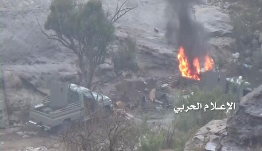 إحراق مخزن أسلحة وقتلى وجرحى للجيش السعودي في عسير