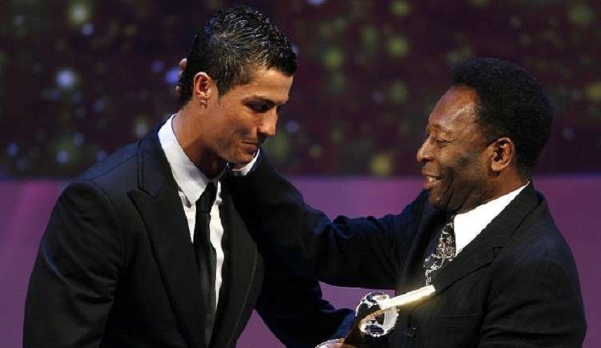 رونالدو يعادل رقم بيليه التاريخي