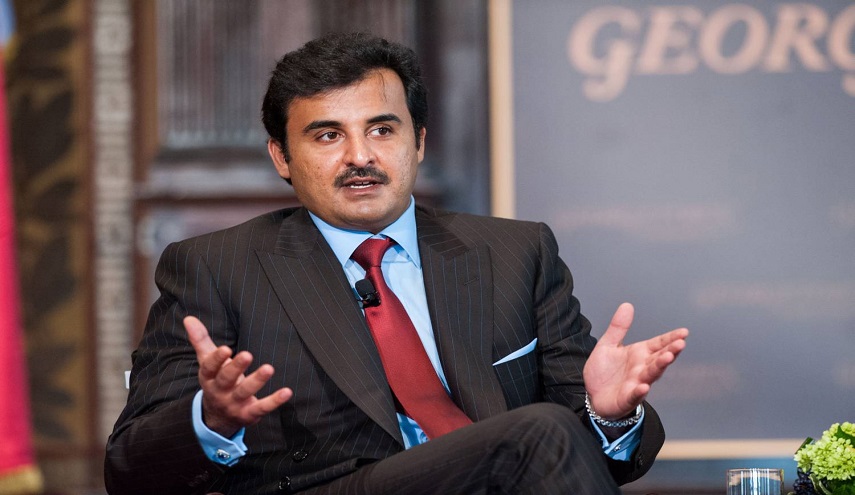 أمير قطر يغرد لأول مرة على "تويتر"