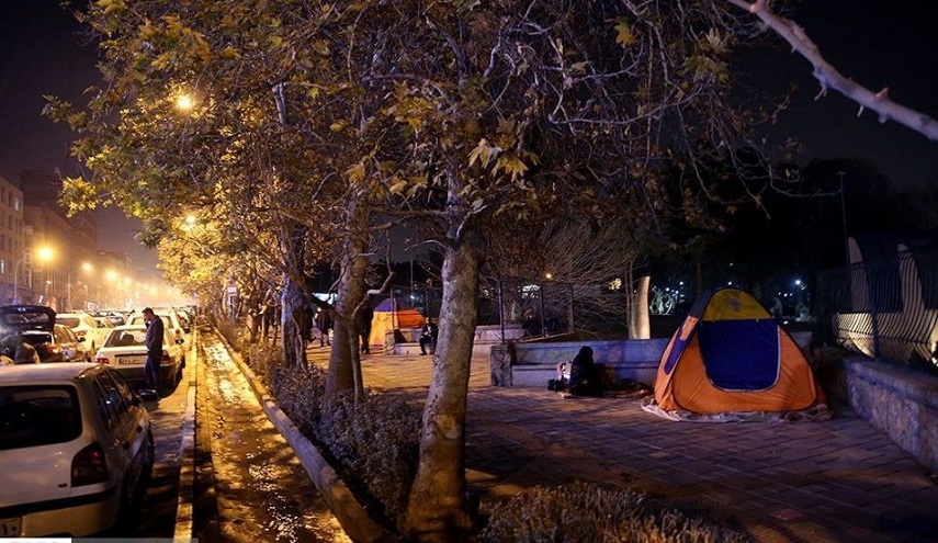 اصابة عدد من الافراد اثر زلزال طهران - البرز