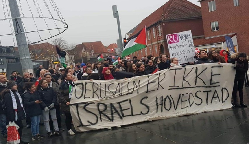 استمرار المظاهرات الحاشدة بدول أوروبية رفضا لقرار ترامب (صور)