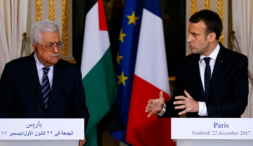 ماكرون: من حق الفلسطينيين أن يكون لديهم حدود دولة مؤمنة