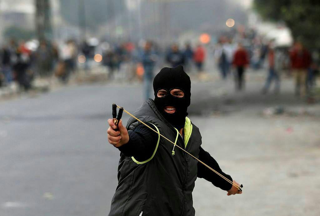 تصاويري از ايستادگي امروز جوانان فلسطيني 