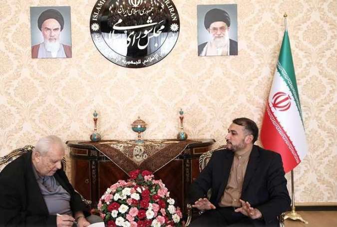 عبد اللهيان: لاتخاذ موقف مشترك تجاه القضية الفلسطينية