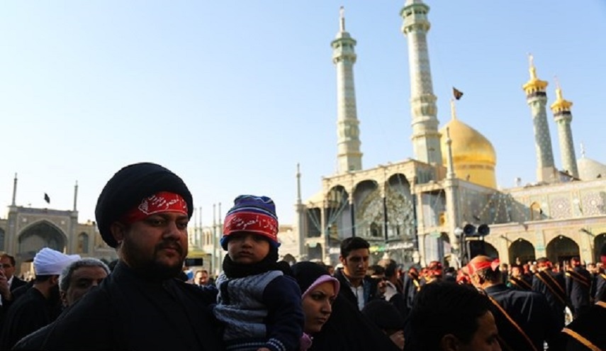 بالصور.. مواكب العزاء في ذكرى وفاة السيدة فاطمة المعصومة في قم المقدسة