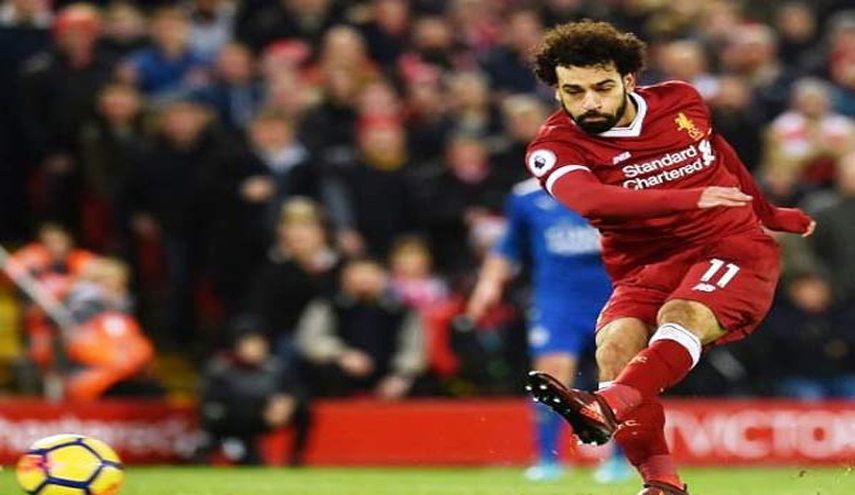 هدفان للدولي المصري محمد صلاح .. في مباراة ليفربول وليستر سيتي
