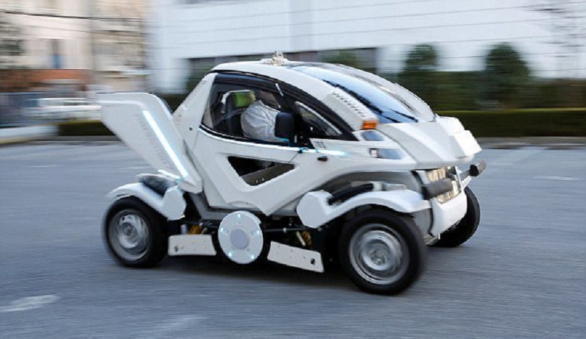 بالصور.. اليابان تبتكر سيارة "قابلة للطي"