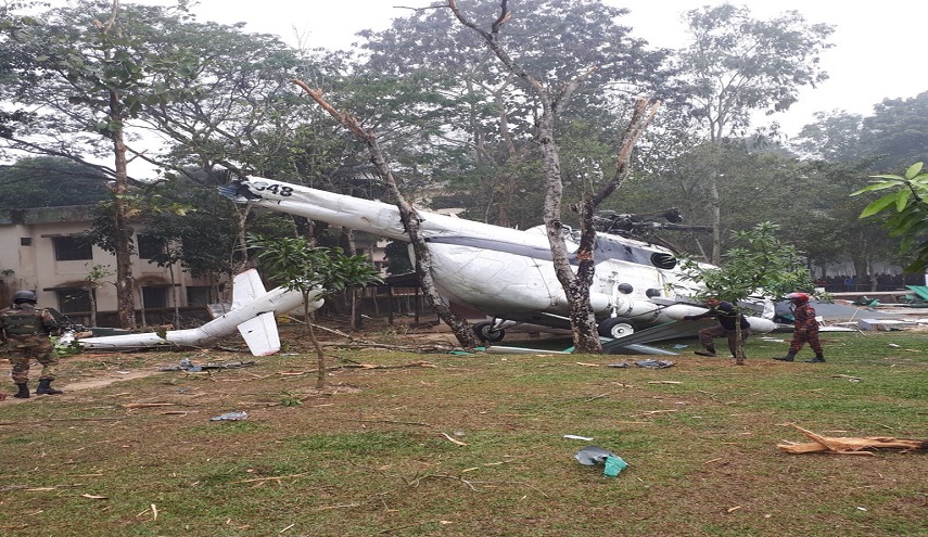  كشف تفاصيل جديدة ومثيرة لسقوط طائرة رئيس الأركان الكويتي ببنغلاديش