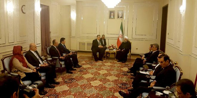 روحاني للصباغ: المشروع الأمريكي مؤامرة على وحدة وأمن سوريا والمنطقة