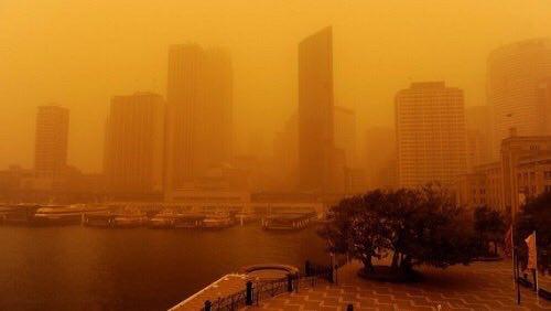 طوفان شن  در قاهره 