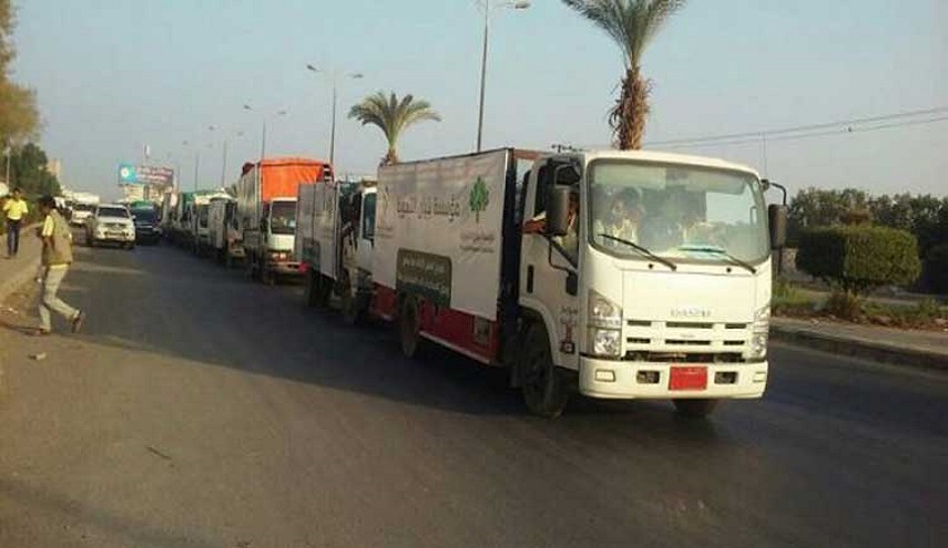 توزيع أكثر من 7000 آلاف سلة غذائية لأسر الشهداء في عدد من المحافظات