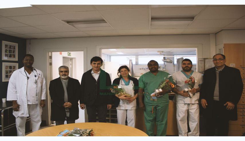 الشكر و التقدير للأطباء و الممرضات بلجيكا  في يوم الوطني للممرضات