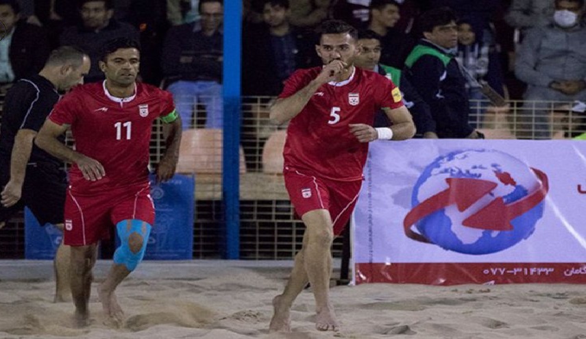 إيران تتوج ببطولة كأس بِرشيَن لكرة القدم الشاطئية