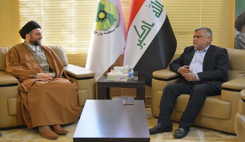  الحكيم يبحث مع العامري تهيئة الأجواء الملائمة للانتخابات القادمة