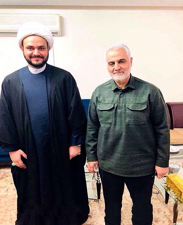 ديدار دبيركل مقاومت اسلامى نُجَباء باسردار سليماني