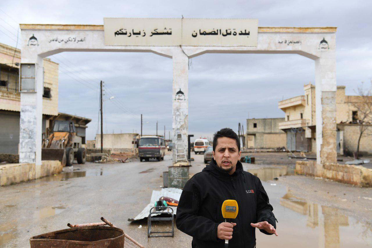 أصداء واسعة لنبأ اصابة مراسل قناة الكوثر في عفرين