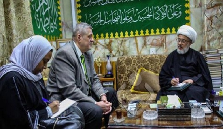 هذا ما قاله الممثل الخاص للأمم المتحدة عن آية الله السيد السيستاني