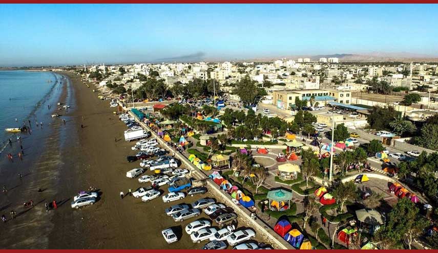 ايران تبدأ كري رصيف بحري بميناء جزيرة هرمز