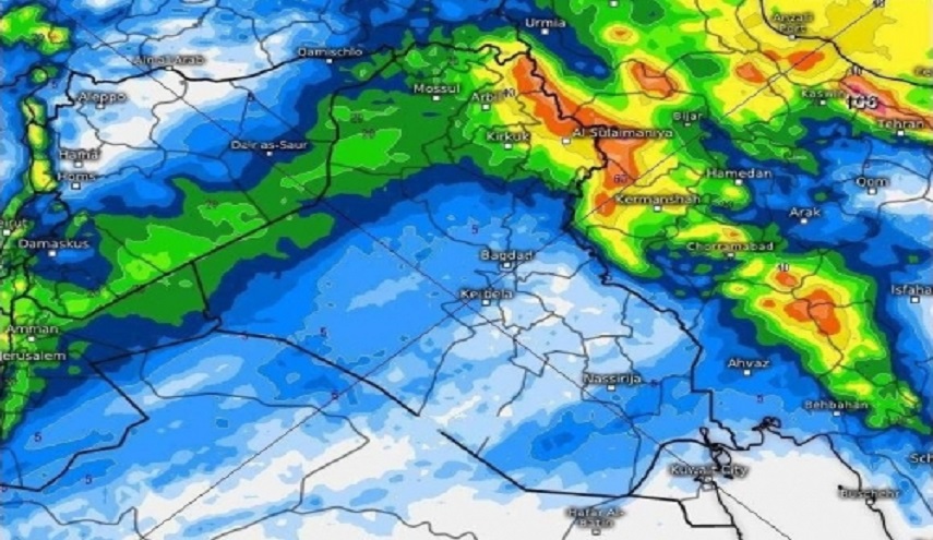  متنبئ جوي يفصل حالة الأمطار القريبة في العراق
