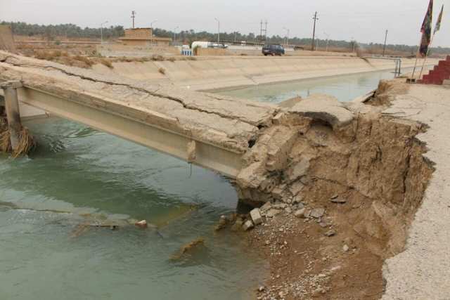 بالصور.. جسر الموت في ديالى