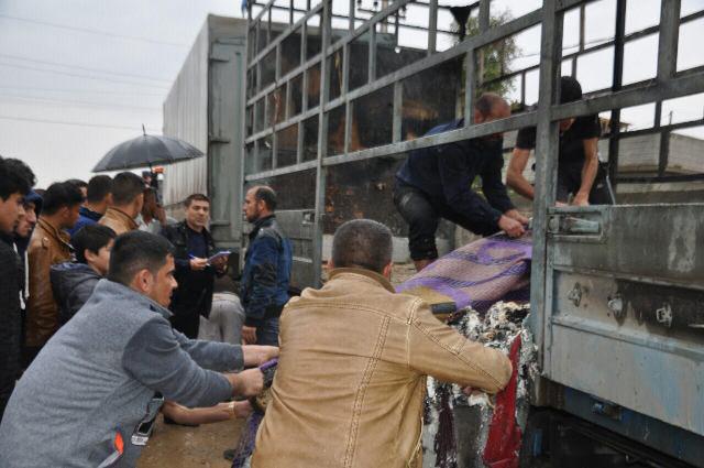 شاهد  ماذا حدث في مخيم يحياوة بكركوك نتيجة حادث حريق 
