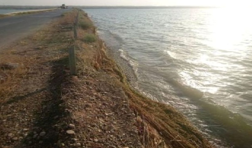 بالصور: بحيرة حمرين بعد الأمطار