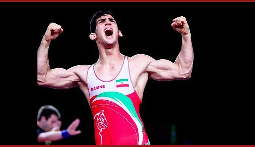 فلسطين هي السبب في خسارة مصارع ايراني!!