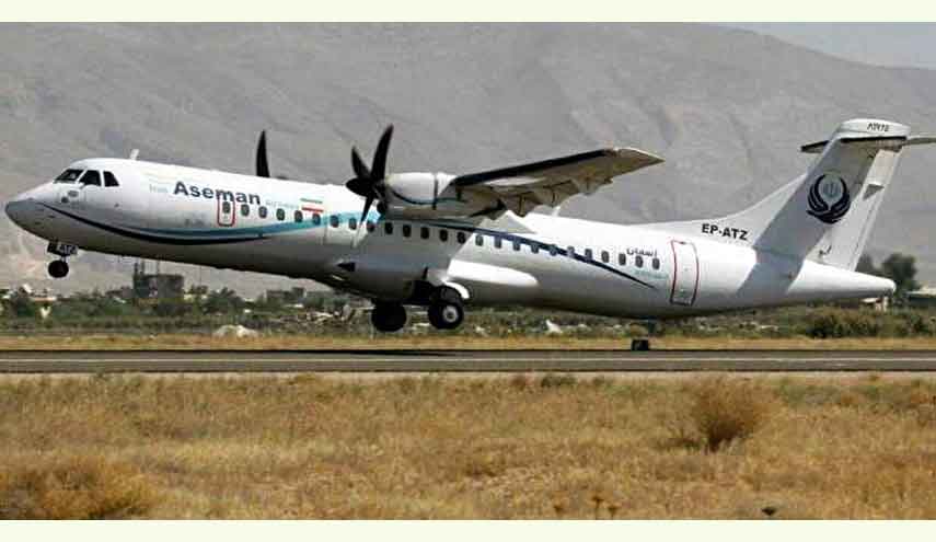 طائرة ايرانية تهبوط اضطرارياً في مطار كرمانشاه الدولي