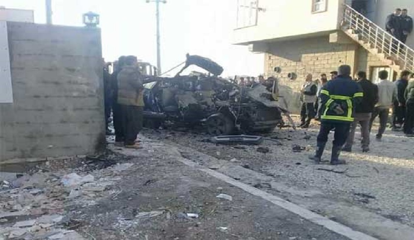  الصور الاولية لانفجار يهز غرب اربيل
