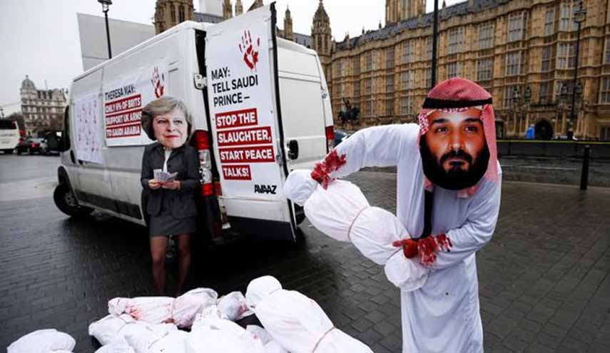 احتجاجات واسعة ضد ولي العهد السعودي في بريطانيا