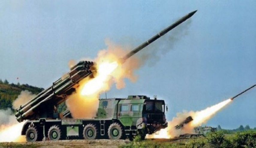 استخدام نوع مخفف من راجمات الصواريخ في معركة الغوطة الشرقية