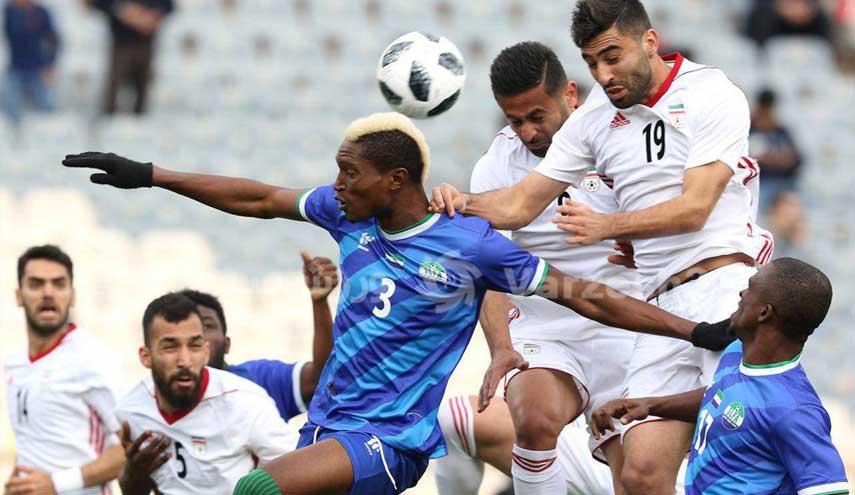 إيران تمطر شباك سيراليون بـ 4 اهداف نظيفة