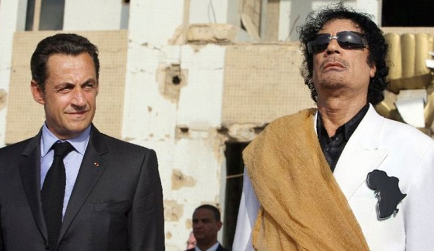 بسبب القذافي..الشرطة الفرنسية تحتجز ساركوزي!